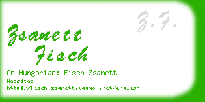 zsanett fisch business card